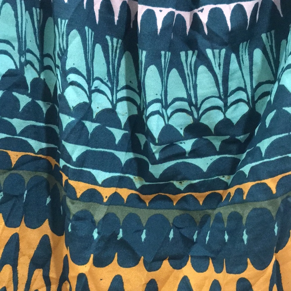 Turquoise patterned frock - Picture 3 of 3